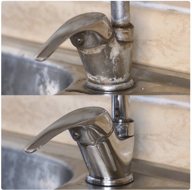 Acumulación de sarro en cañerías